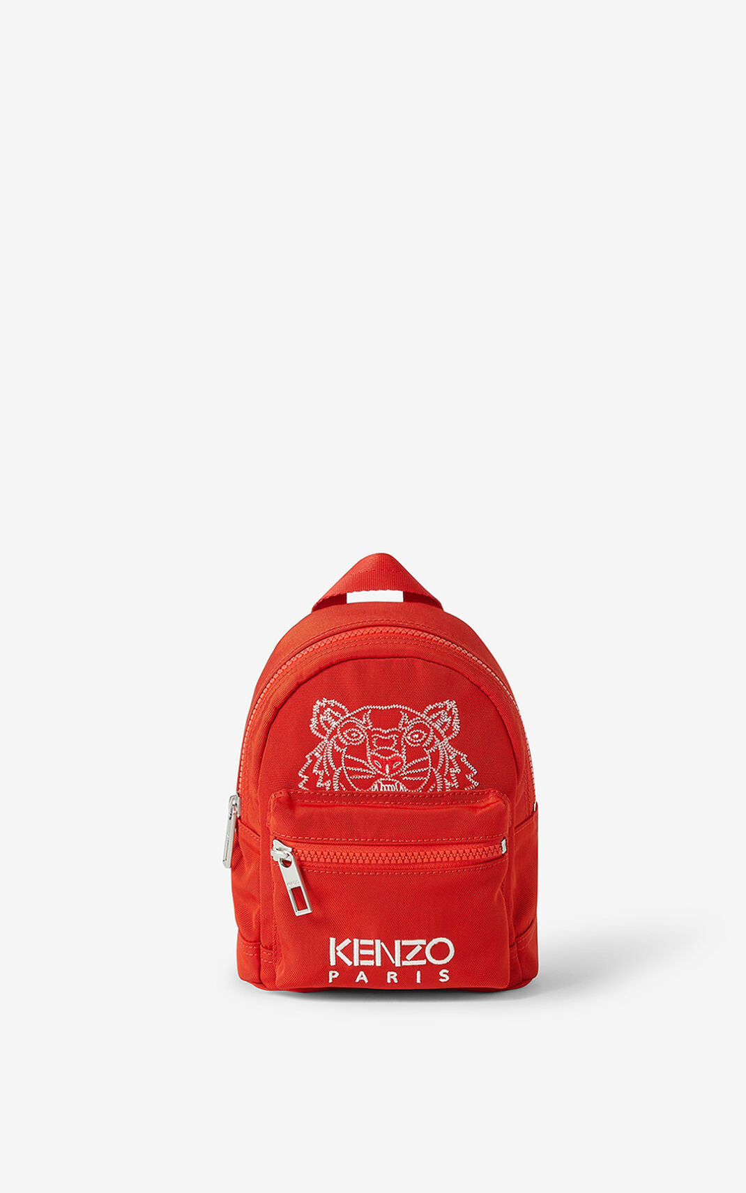 Sac À Dos Kenzo Kampus Tiger Toile mini Homme Rouge | GEWC-03172